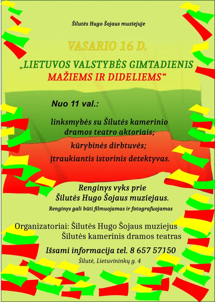 Lietuvos valstybės gimtadienio šventė