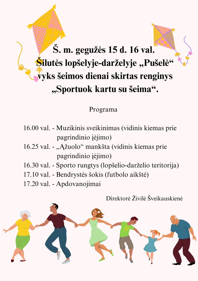 Šeimos dienos renginys – „Sportuok kartu su šeima“
